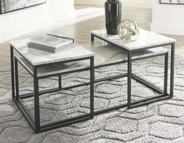 Steel Coffee Table Black CT-0009